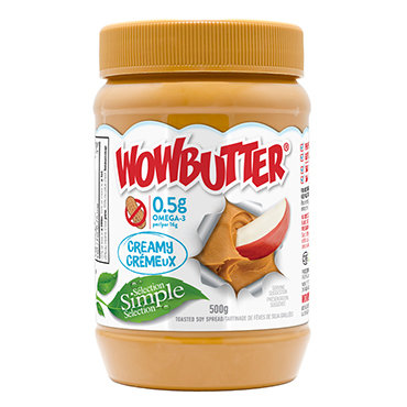 WOWBUTTER 500g creamy and crunchy jars